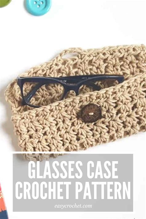 Crochet Glasses Case Pattern - Easy Crochet