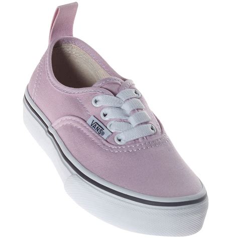 Tênis Vans Authentic Elastic Lace Lilac Snow Rosa Claro Rock City