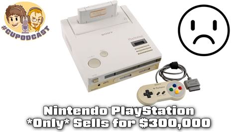 Nintendo Playstation Console Prototype Sold For Youtube