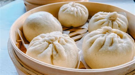 Receta Tradicional De Baozi Panecillos Chinos Al Vapor Relleno De