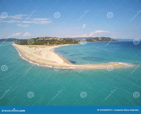 Possidi beach and colors stock photo. Image of panorama - 252509670