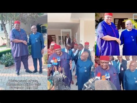 We Are Proud Of You Ohaneze Ndigbo Hails Gov Alex Otti As Visit Him In