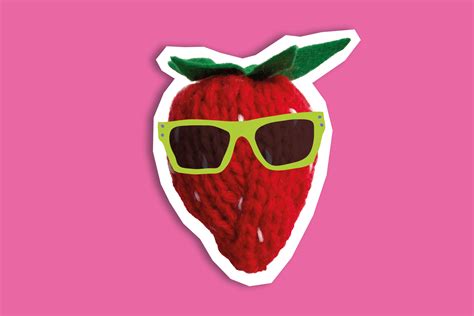 Strawberry Character GIF Animations - Knitting For All :: Behance