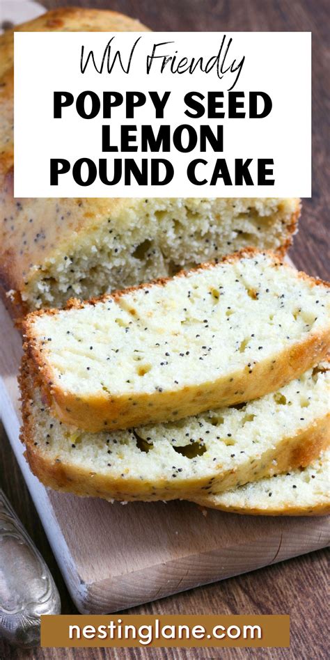 Poppy Seed Lemon Pound Cake Vegan Nesting Lane