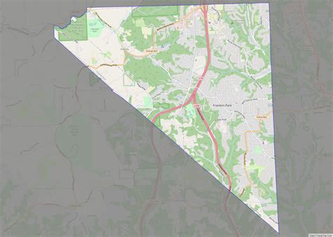 Map Of Franklin Park Borough Pennsylvania