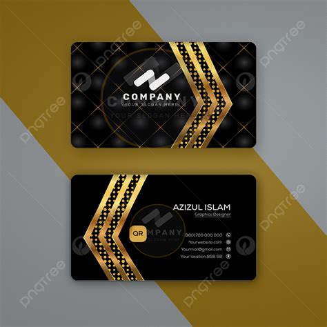 Golden Luxary Modern Business Card Template Template Download On Pngtree