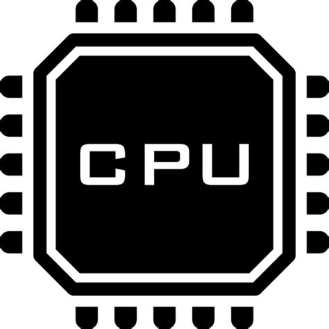 Cpu Iconos Dispositivos Electr Nicos Hardware