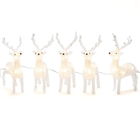 Konstsmide 5 LED Acrylic Reindeer