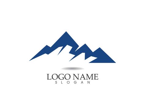 Landscape mountain logo and symbol vector v20