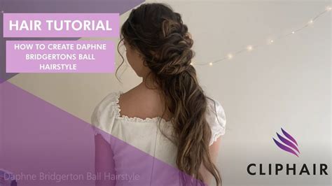 How To Create Daphne Bridgertons Ball Hairstyle Using Clip In Hair