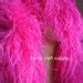 Ply Hot Pink Ostrich Feather Boa Dancing Dress Wedding Etsy