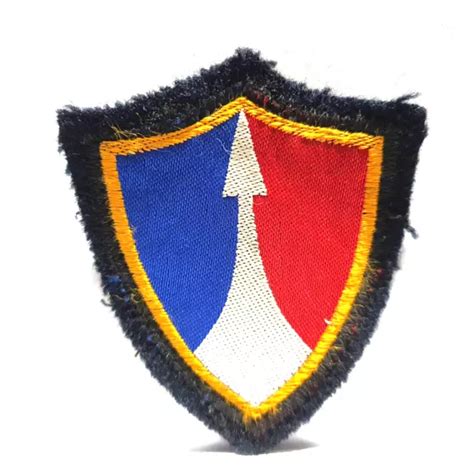 ANCIEN ÉCUSSON Militaire 2ème Corps d armée Force Française Allemagne