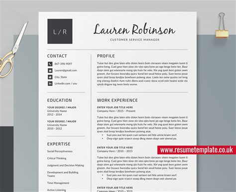 The 50 Best Resume Cv Templates For 2021 Microsoft Word Resume Templates For Pc And Mac