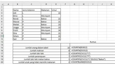 Fungsi If Dalam Rumus Excel Dan Cara Menggunakannya Cocok Untuk