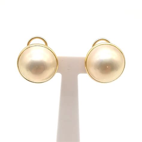 Kt Yellow Gold Earring Pearls Catawiki