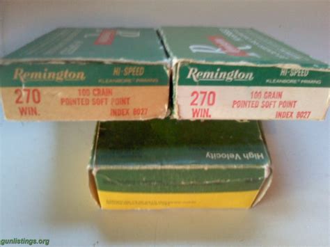 Gunlistings.org - Ammo Remington Classic 270 Ammo