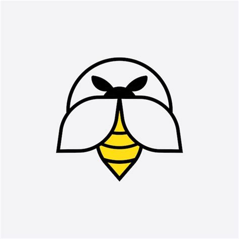 Premium Vector Bee Logo Vector Illustration Design Icon Logo