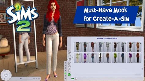 Must Have Mods For Create A Sim Cas In The Sims 2 Sims 2 Sims