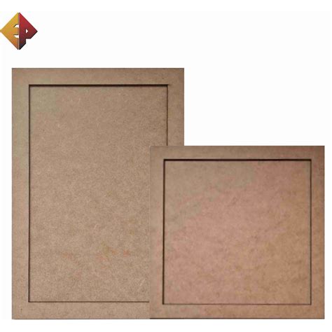 Kit 5 Quadros Moldura Em MDF Cru 3mm Diversos Tamanhos Moldura