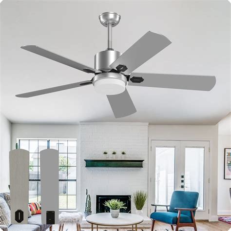 Biukis Ceiling Fans With Lights And Remote 52 Inch Outdoor Ceiling Fan