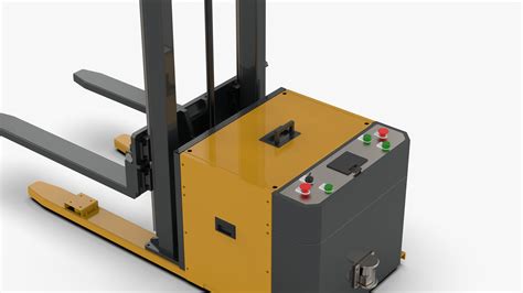 Agv Forklift Stacker D Model Cgtrader