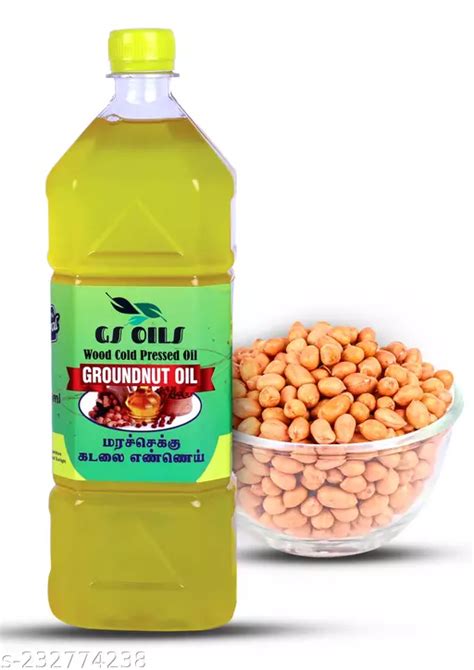 Cold Pressed Groundnut Oil 5 Liters 5000 Ml