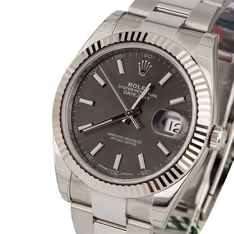 Rolex Datejust Rhodium Dial