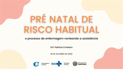 Pré natal de risco habitual o processo de enfermagem norteando a