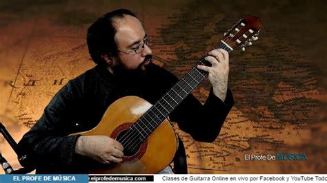 Curso de Guitarra Clásica nivel básico repertorio LA Escala Mayor en