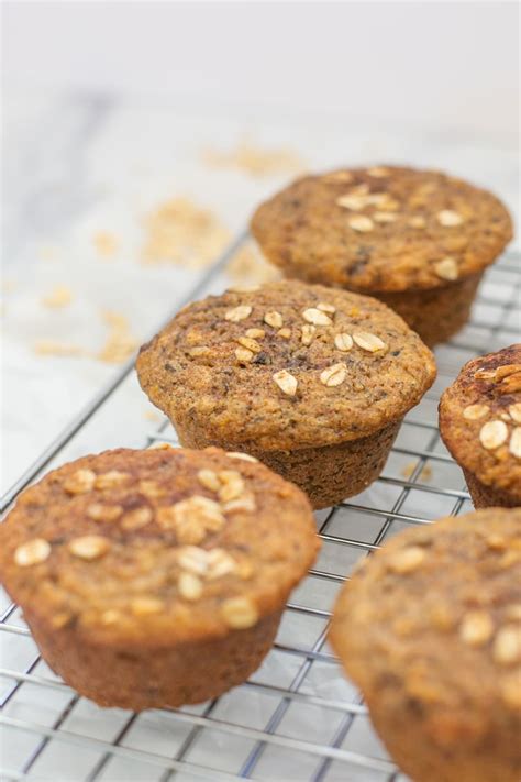 Healthy Pecan Banana Protein Muffins Recipe Banana Protein Muffins