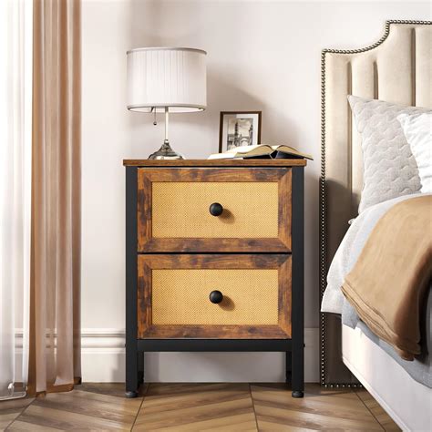 YITAHOME Bedside Table Heavy Duty End Side Table Nightstand Storage