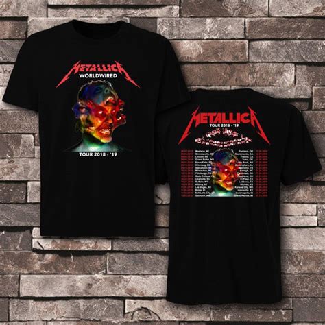 Venta T Shirt Metallica Worldwired Tour 2019 En Stock