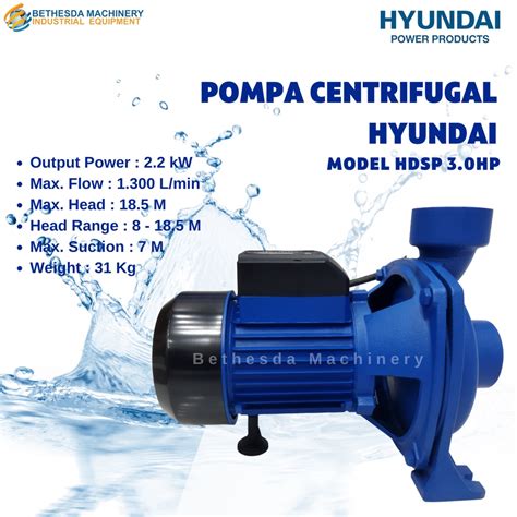 Jual Pompa Air Sentrifugal Centrifugal Pump 3 HP Hyundai HDSP 3 0HP