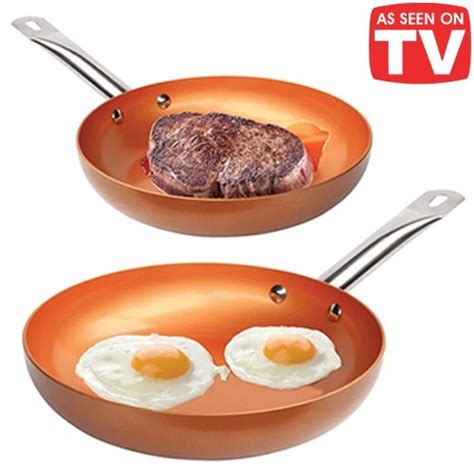 1 Or 2 Pack Non Stick High Heat Copper Frying Pan