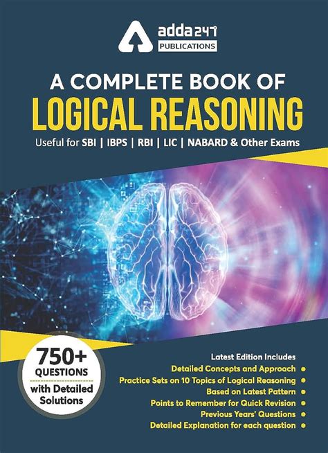 A Complete Book Of Logical Reasoning For Sbi Ibps Rbi Lic