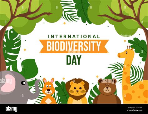 D A Mundial De La Biodiversidad El De Mayo Ilustraci N Con La