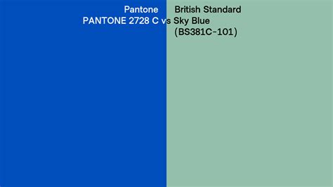 Pantone C Vs British Standard Sky Blue Bs C Side By Side