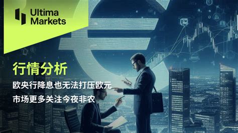 Ultima Markets：【行情分析】欧央行降息也无法打压欧元，市场更多关注今夜非农