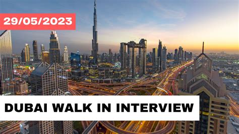 Walk In Interviews Job Opportunities In The UAE Apply Now For