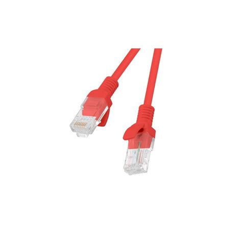 Kabel Sieciowy Ethernet Patchcord Kat 5e Utp Czerwony 2 M Sklep Kamami