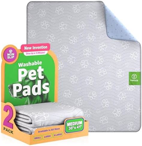 IMPROVIA Reusable Puppy Pad Waterproof Extra Absorbent Washable