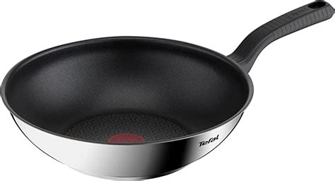 Amazon Tefal Comfort Max Stainless Steel Non Stick Wok Cm