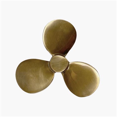 4 1 2″ Antiqued Brass Propeller Paperweight Tabletop Decor Madison Bay Company