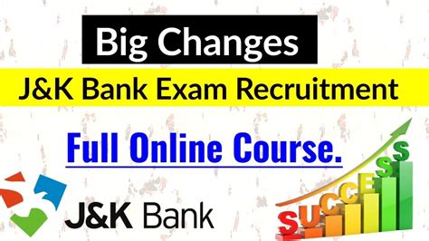 Big Changes In J K Bank Recruitment Process Online Course For J K