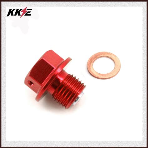 Kke Billet Aluminum Magnetic Oil Drain Plug Bolt For Suzuki Rmz