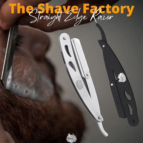 The Shave Factory Straight Edge Razor Kit with 100 Derby Blades ...