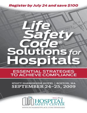 Fillable Online Life Safety Code Hcpro Fax Email Print Pdffiller