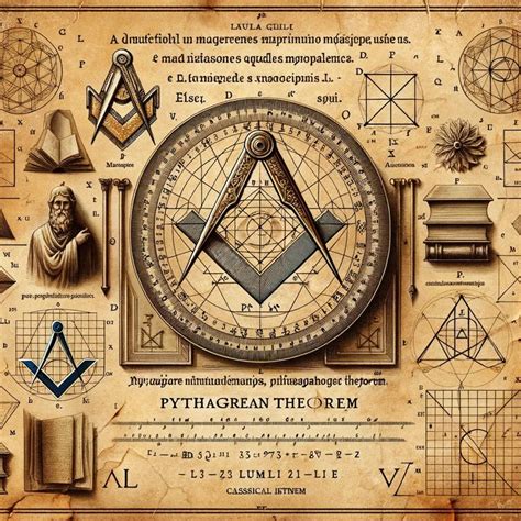 Geometric Secrets Pythagorean Theorem And Masonic Symbols In 2024