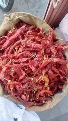 Dry Red Chili Mathania Dried Red Chilli Withstem Manufacturer From