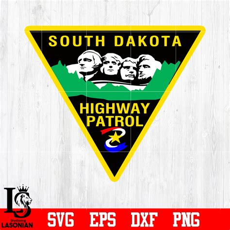 Badge South dakota highway patrol police svg eps dxf png fil - Inspire ...